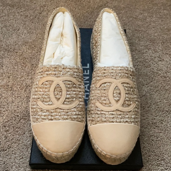 CHANEL Shoes - Chanel Limited Style Tweed Espadrilles